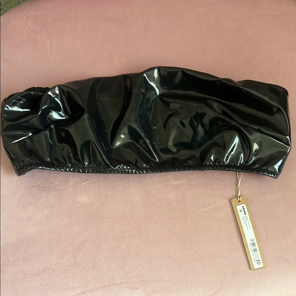 Skims Stretch Vinyl Bandeau - Picture 5 of 8